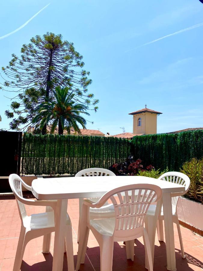 Studio Menton Proche Mer Climatise Wifi Exterior foto